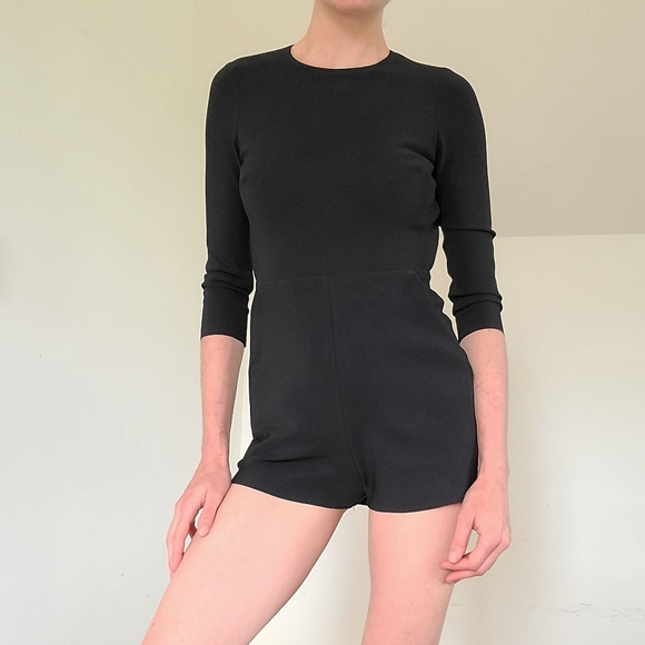 GRETA CONSTANTINE - Black backless jumpsuit/romper - Picture 5 of 8